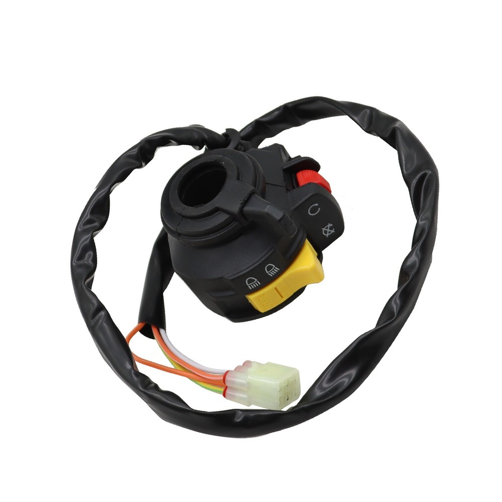 Left Handlebar Switch Start/Stop Headlight for Suzuki Kingquad 400 LTA400 LTF400