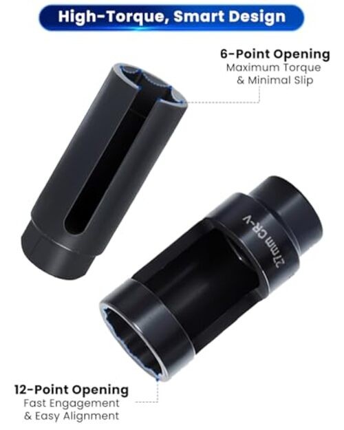 10Pcs Oxygen Sensor Socket Set Sensor Oil Pressure Sending Unit Removal Kit