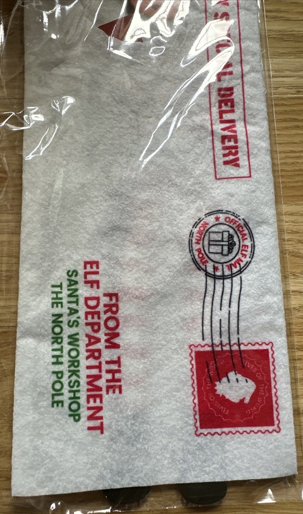 Arrival North Pole mail envelope Decoration