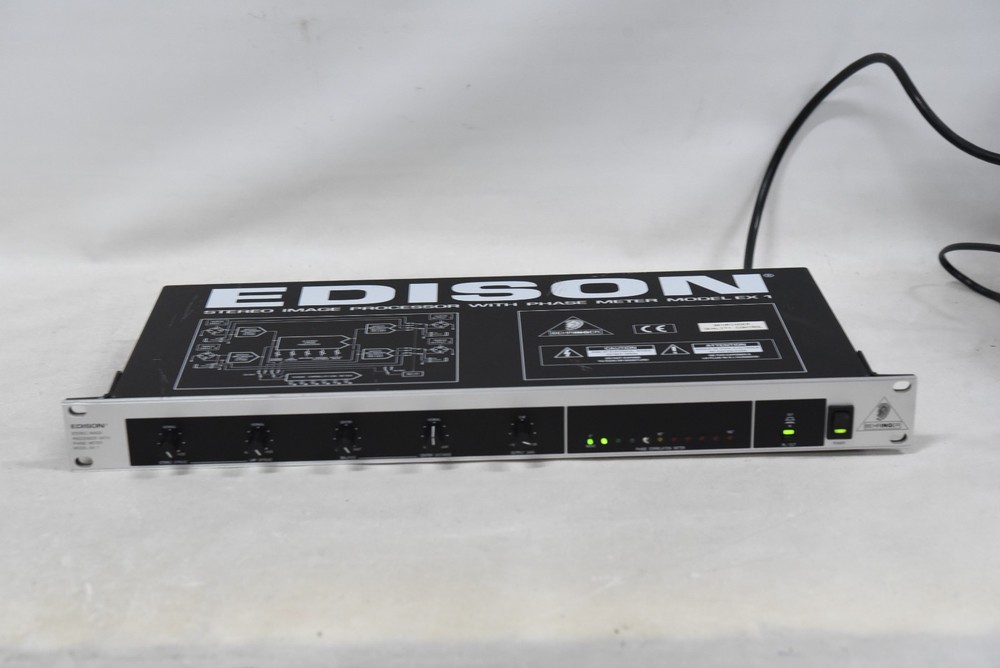 Behringer Edison EX-1 Stereo Image Processor Phase Meter Rack Mount Unit