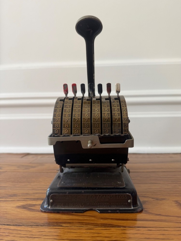 Antique F & E Hedman Check Writer Model M