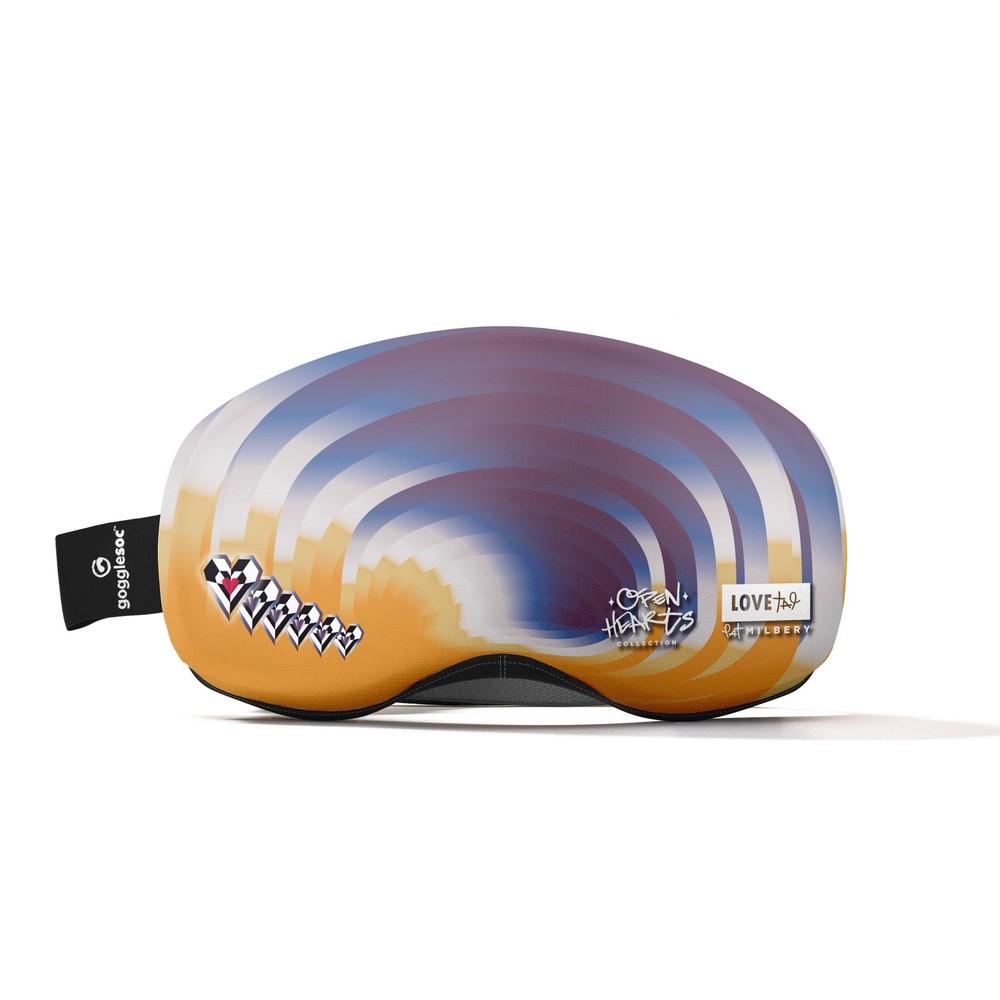 Gogglesoc Gogglesoc Pro Goggle Cover, Open Hearts Wave