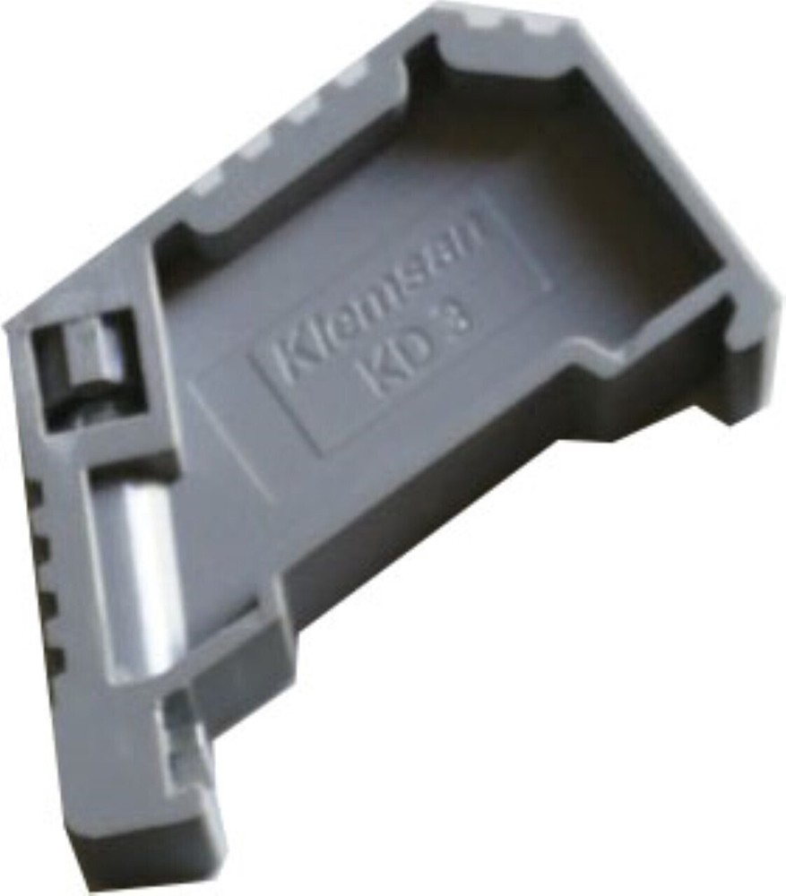 End stopper for Klemsan KD 3 gray