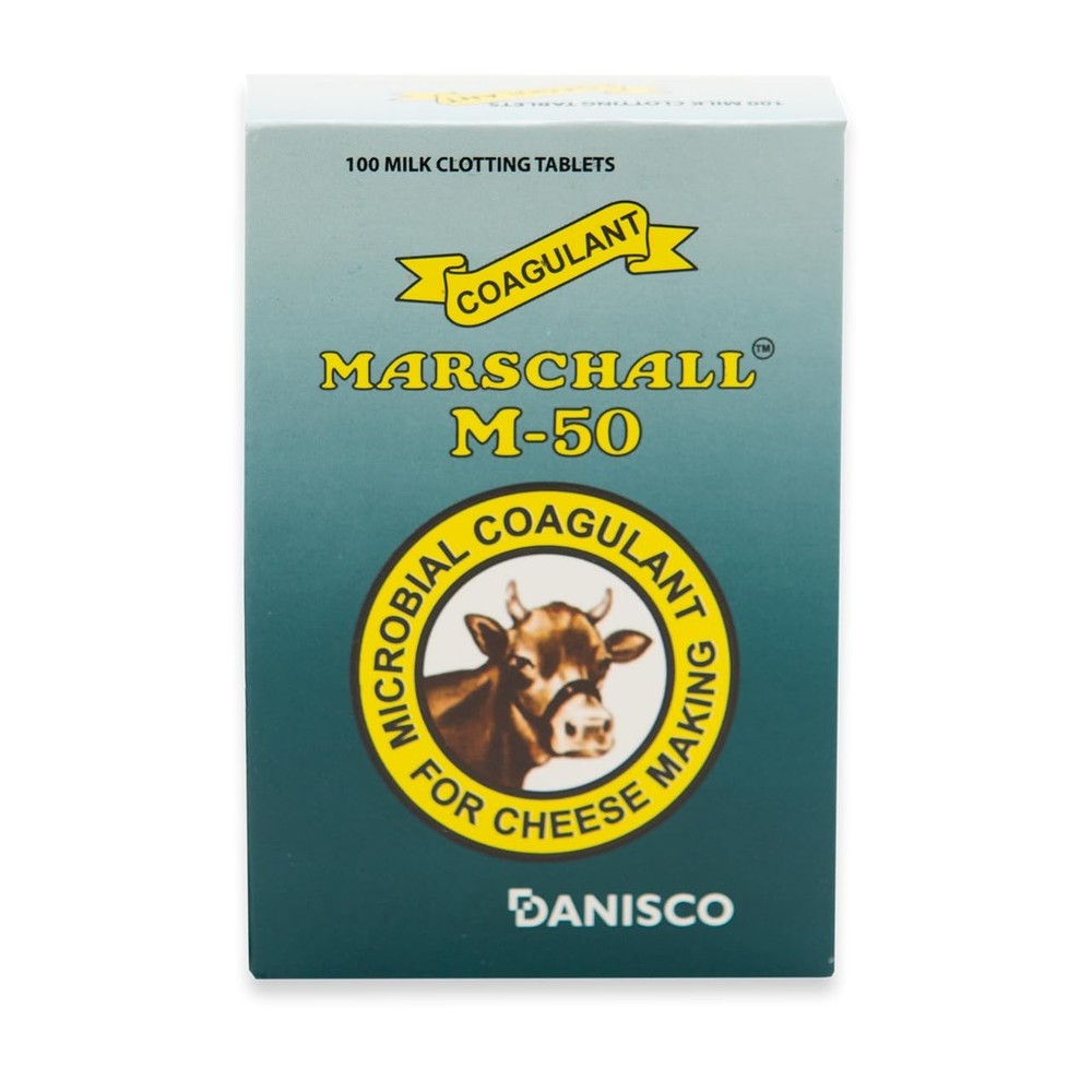 100 PCS Marschall Rennet Tablet Vegetable Tablets Box M-50 Cheese Making