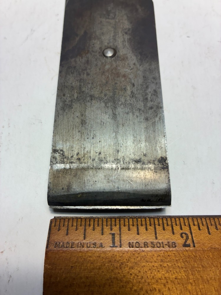 STANLEY #113 PLANE IRON AND CAP IRON