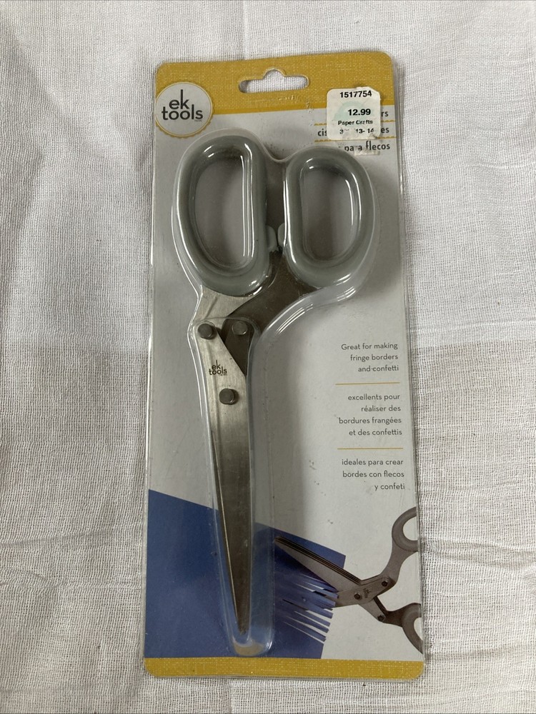 ek tools Fringe Scissors New in Original Packaging eksuccess
