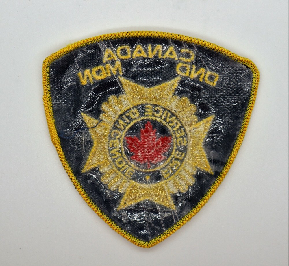 CANADA DND MDN FIRE SERVICE PATCH Vintage Original