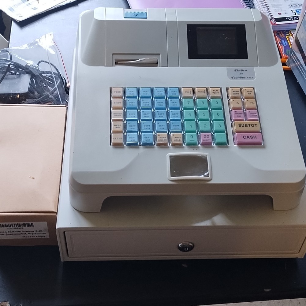 Electric POS Cash Register with Lockable Drawer
