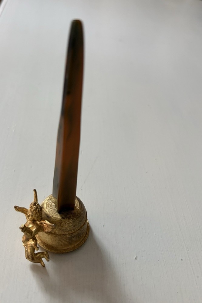 Vintage Bakelite Cherub Ring Holder