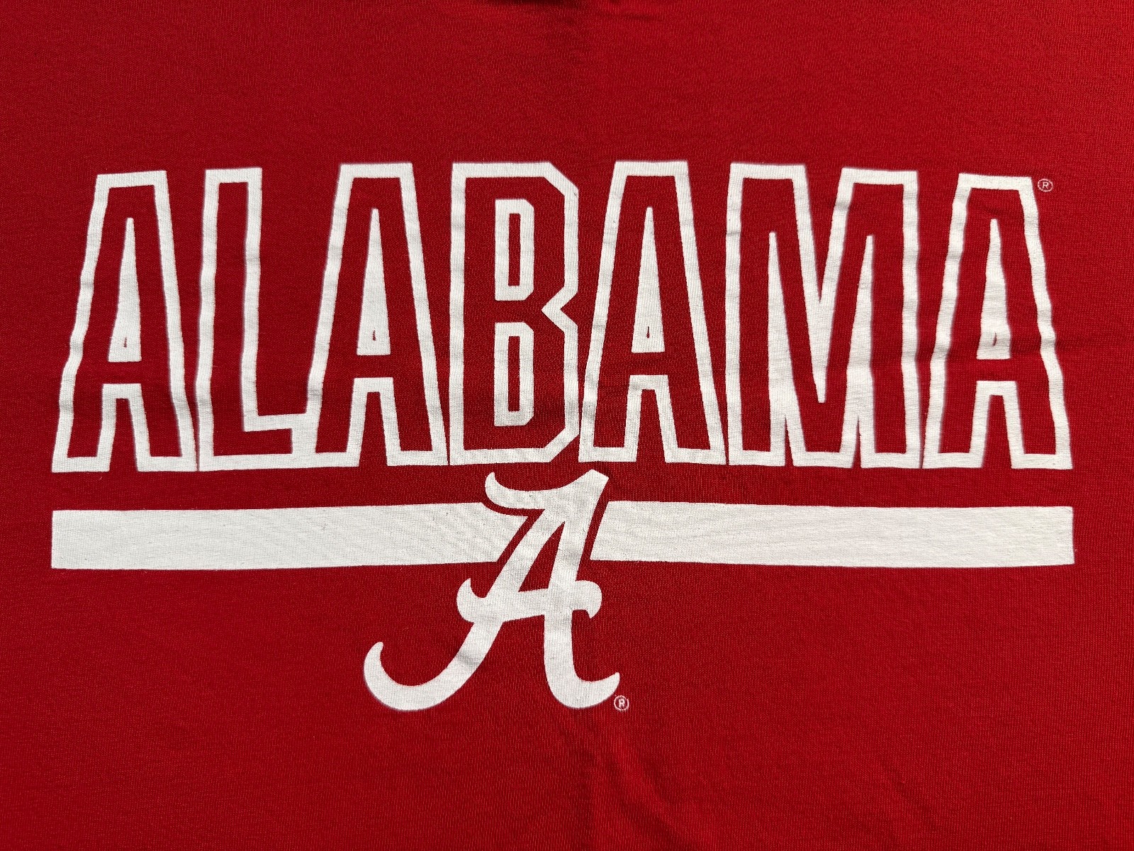 Alabama Crimson Tide T-Shirt Mens Varsity Red Short Sleeve - 4XLT 276