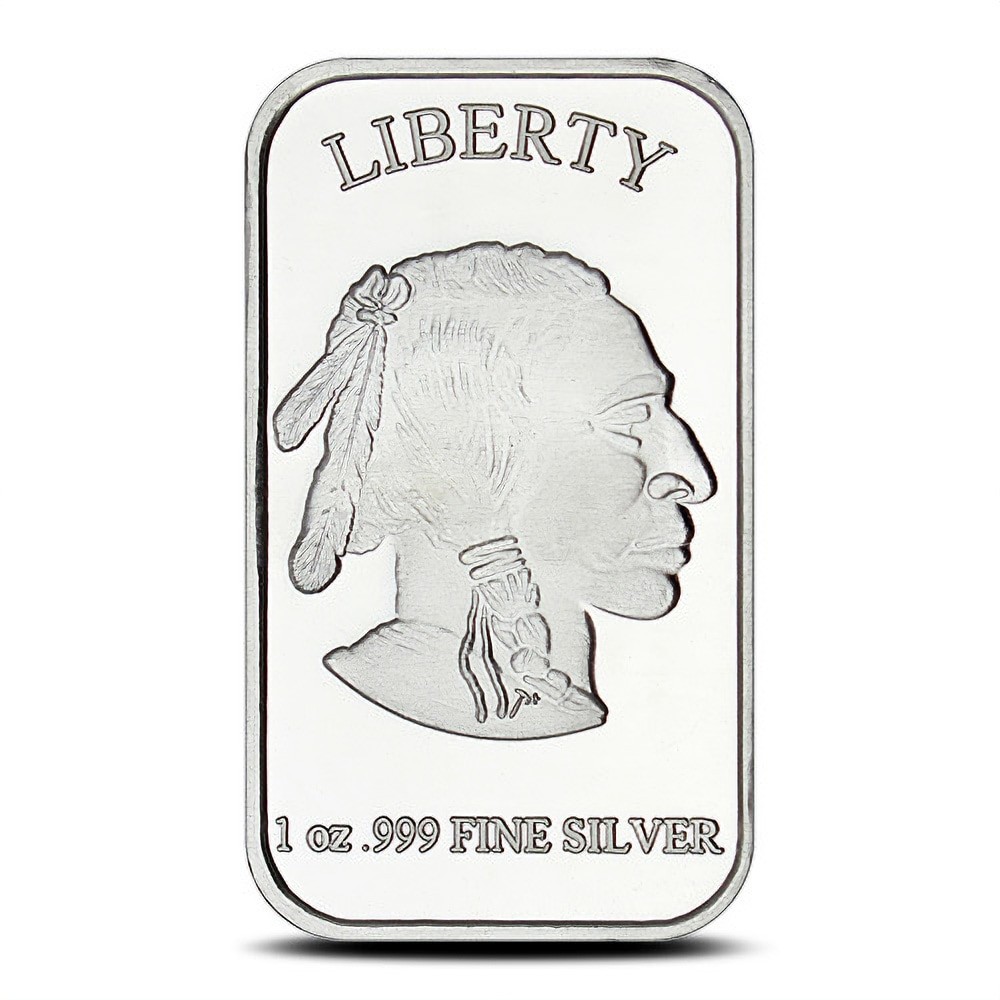 1 oz SilverTowne Buffalo Silver Bar (New)