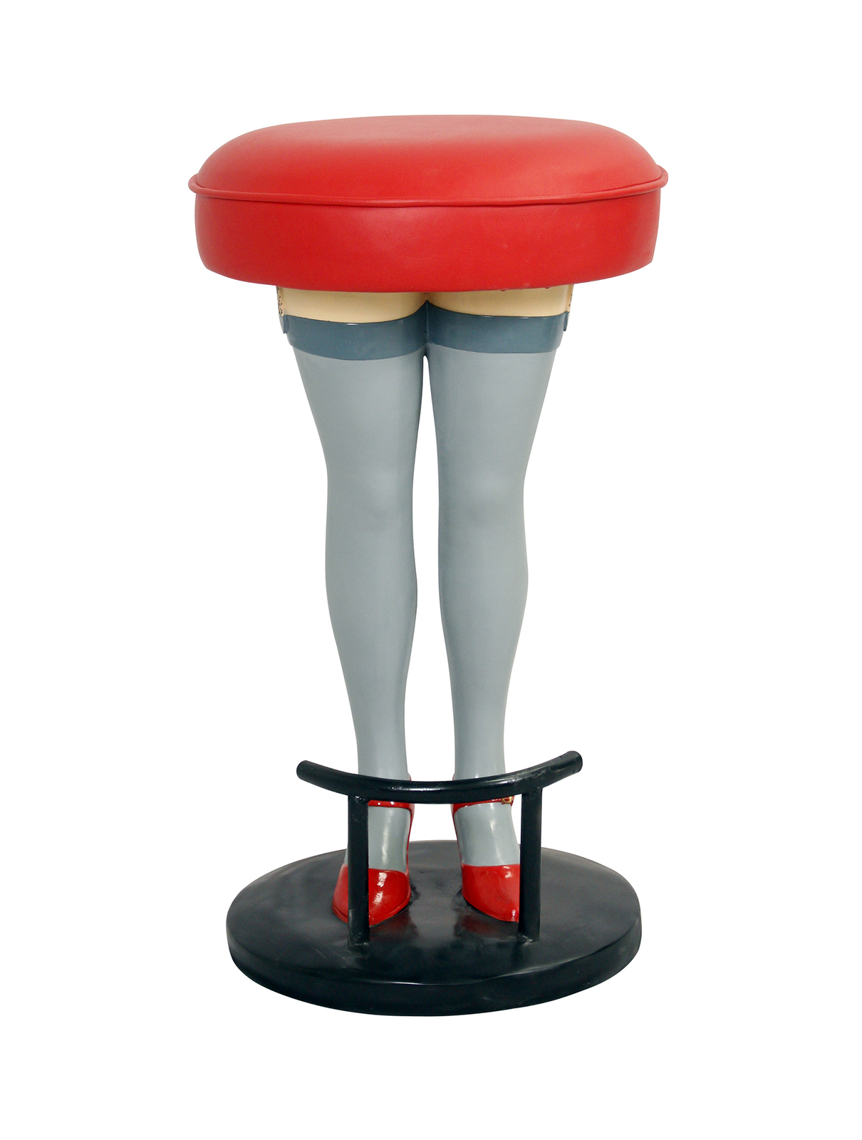 Lady Legs Bar Stool - Red Lady Legs Bar Stool - Restaurant - Bar - Home Decor