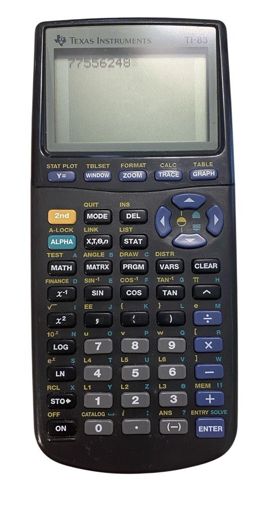 Working Texas Instruments TI-83 Plus Graphing Calculator