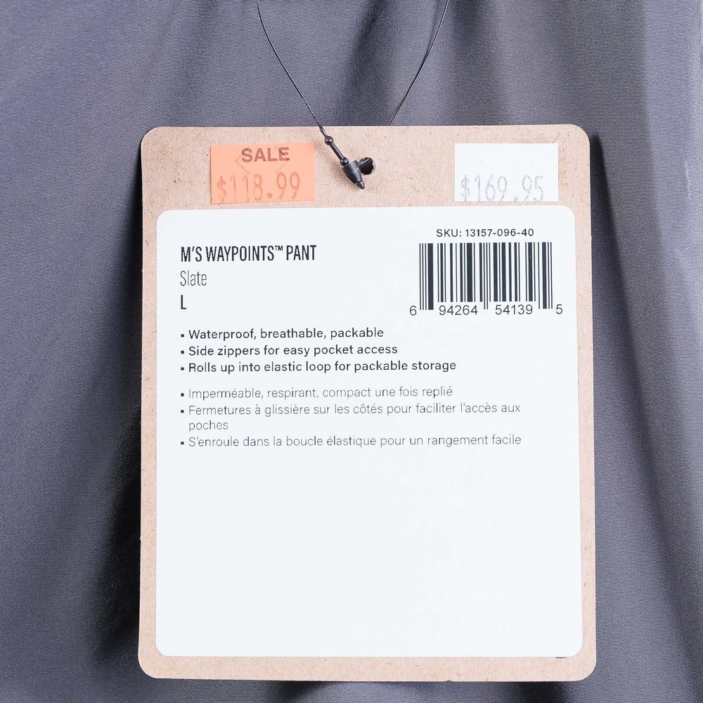 Simms Men's Waypoints Rain Pant - Slate