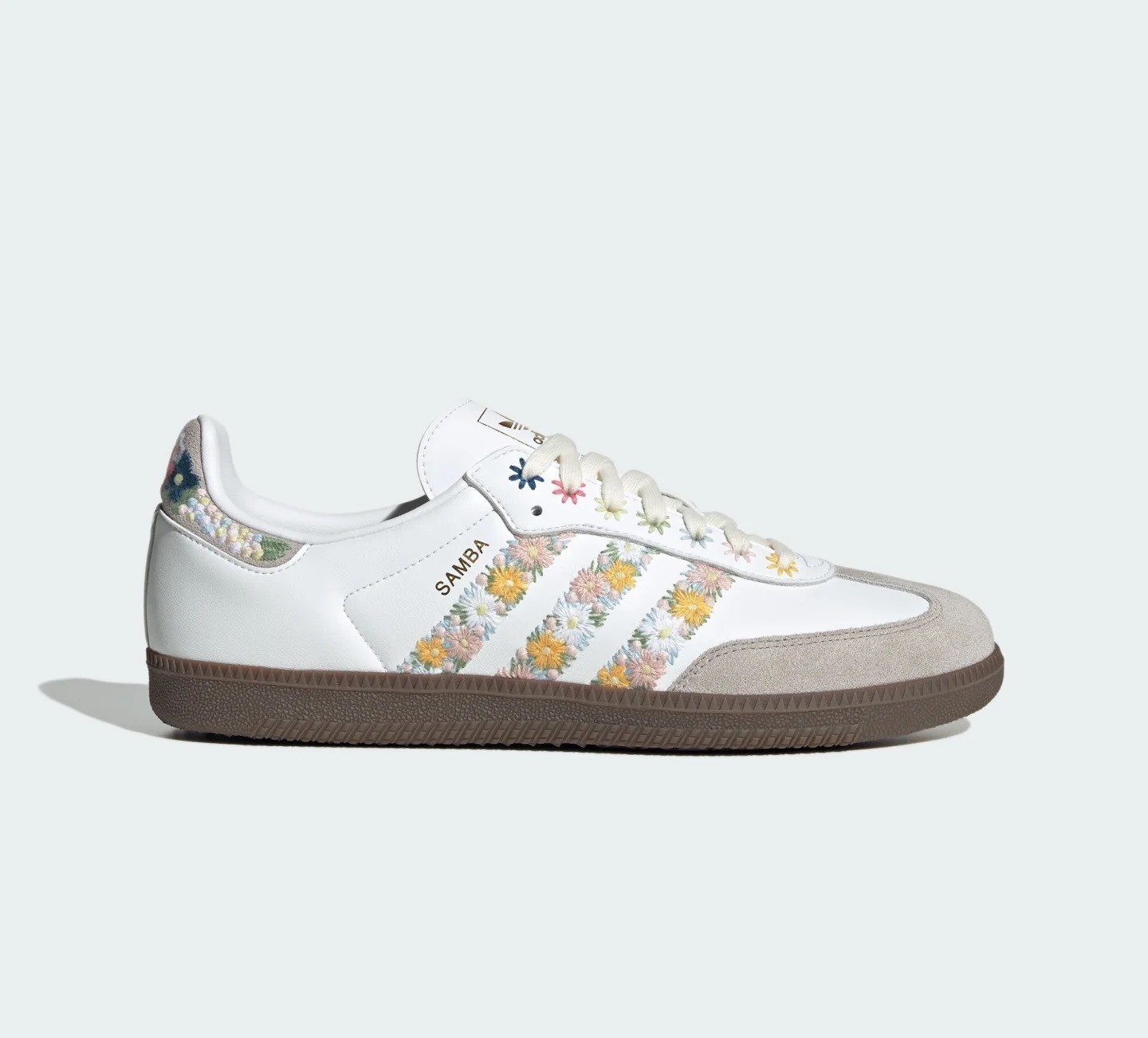 Juice x Adidas Originals SAMBA OG Low Top Skateboard Shoes Unisex White - HQ5155