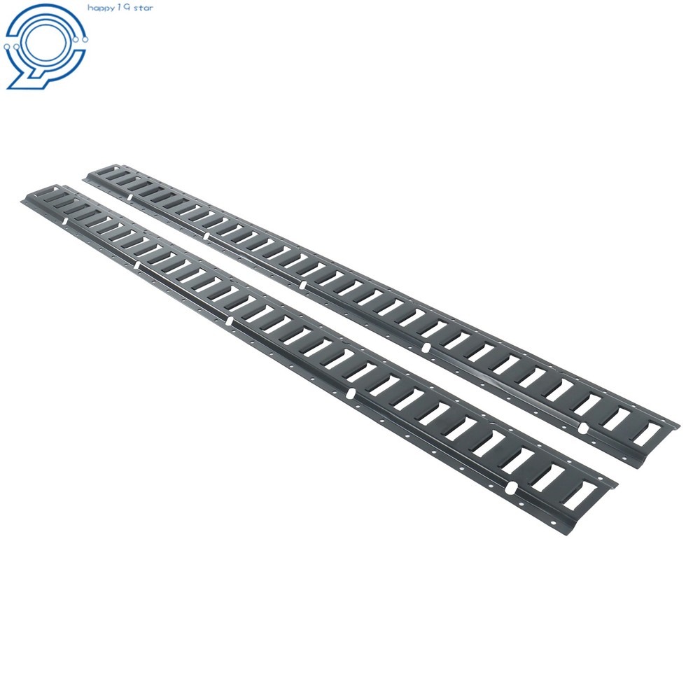 E Track Tie Down Rail Kit 2Pack 5' E Track Rails for Garages Vans Trailers