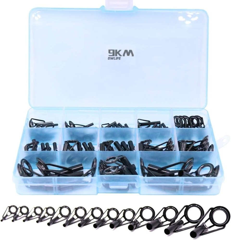 Fishing Rod Tip Repair Kit with Ceramic Ring - 60 Sizes for Every Need