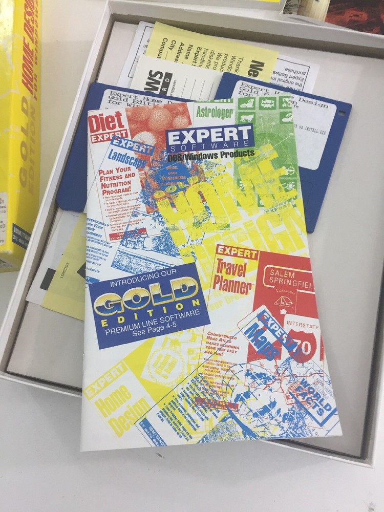 Gold Edition Home Design (1993, CD-ROM, Computer Software)