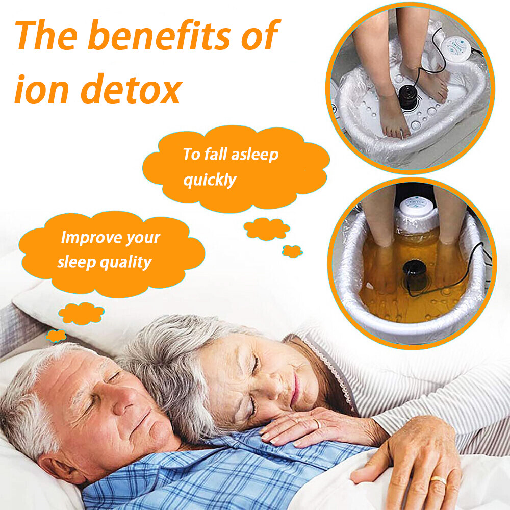 2 Ionic Detox Foot Spa Bath Array Round Stainless Steel Arrays Machine For Salon