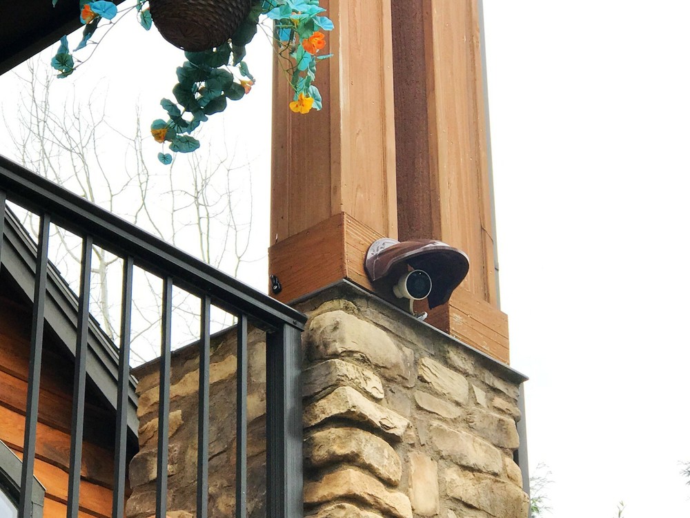 Sunshade Rainshade Protector Cover Shield 4 Eufy E Outdoor Security Camera-WHITE