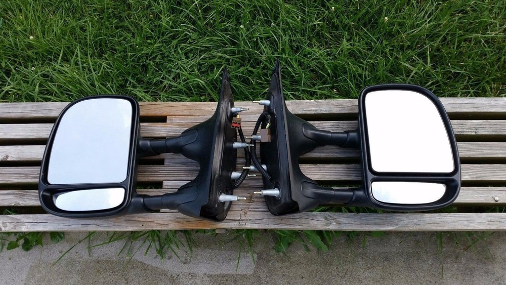 Ford OEM Econoline Eseries E150 E250 E350 Towing Telescoping Power Side Mirrors