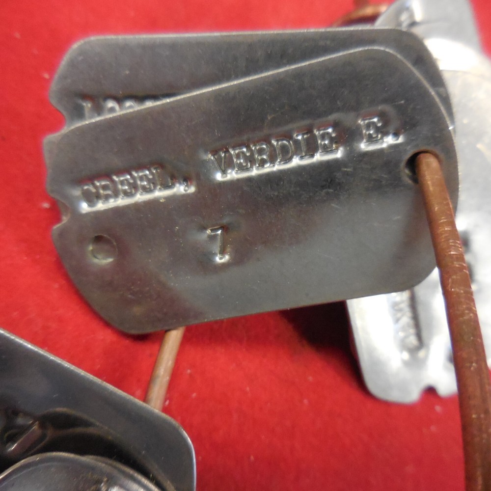 (14) VINTAGE COAL MINING NAME TAGS ALL DIFFERENT NAMES