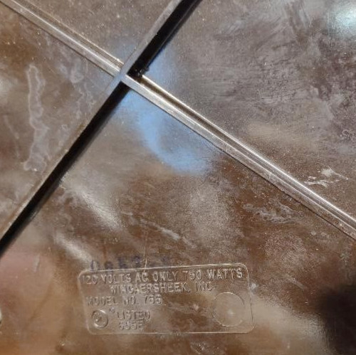 Power Cord for Exeter Quick 6 Donut Baker Model 766 (2pin 36")