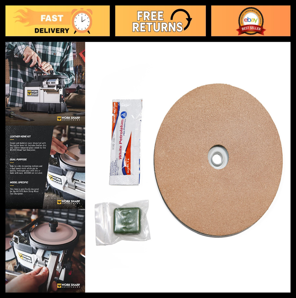 Leather Hone Kit for WS3000 - Precision Sharpening Tool, Beige, Easy Use