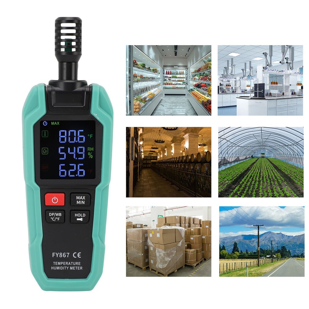 Digital Temperature Humidity Meter Relative Humidity Handheld Hygrometer
