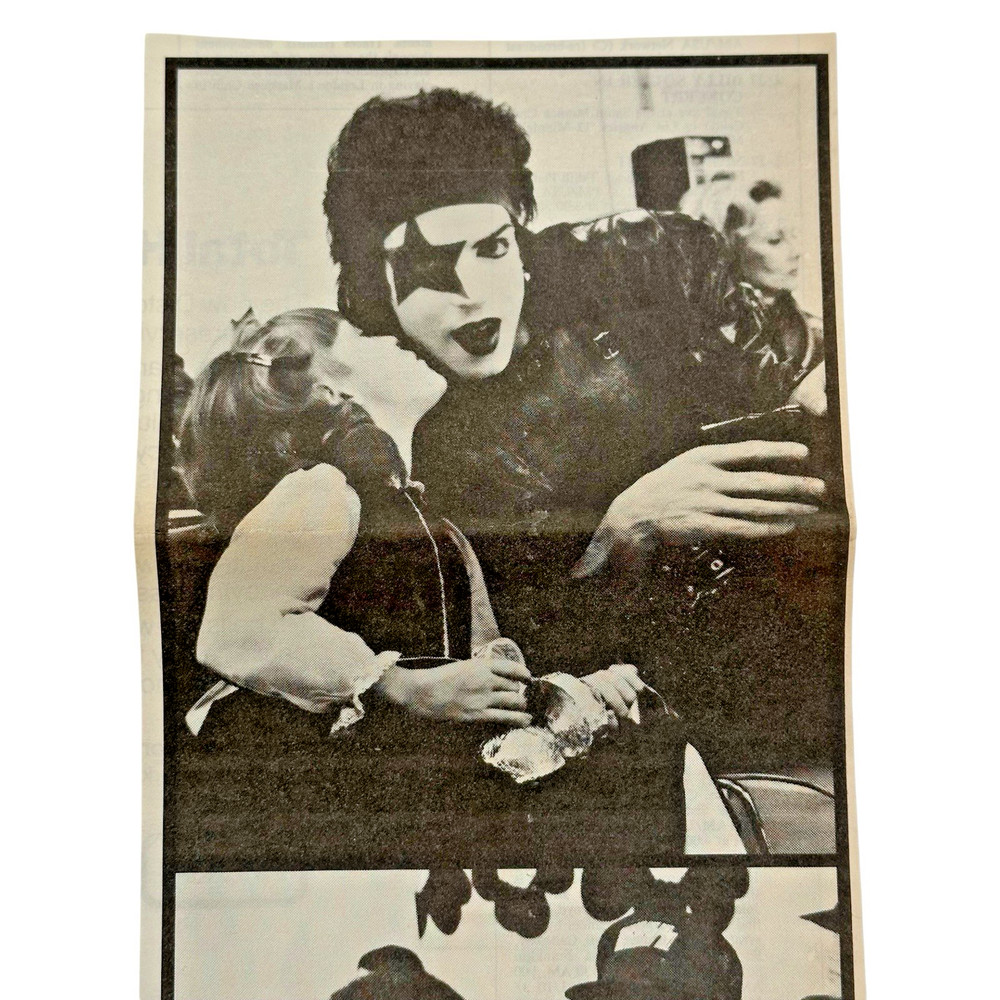 KISS Vintage 1982 The Record Magazine Article Clipping Paul Stanley Gene Simmons