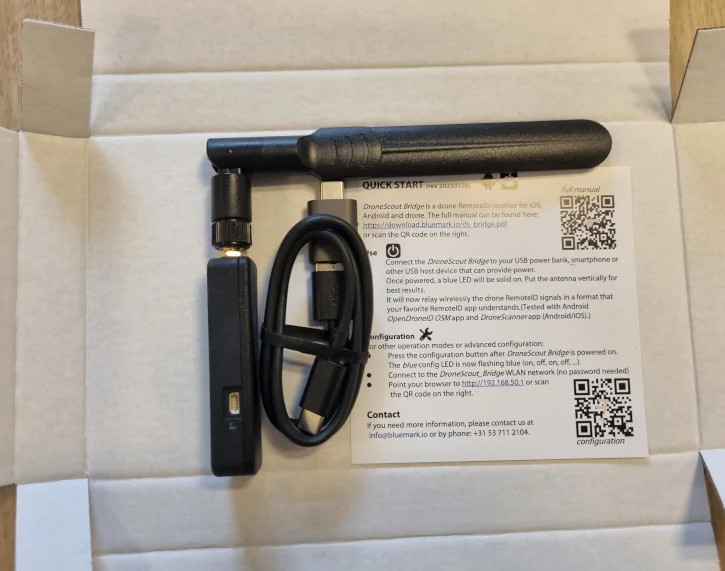 Drone and Pilot Detection Device –Handheld Remote ID Receiver for iOS & Android-