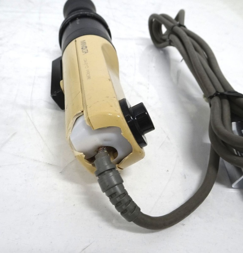 MINOLTA CA-210 Color Analyzer W/ Probe Unproofread Tested Working