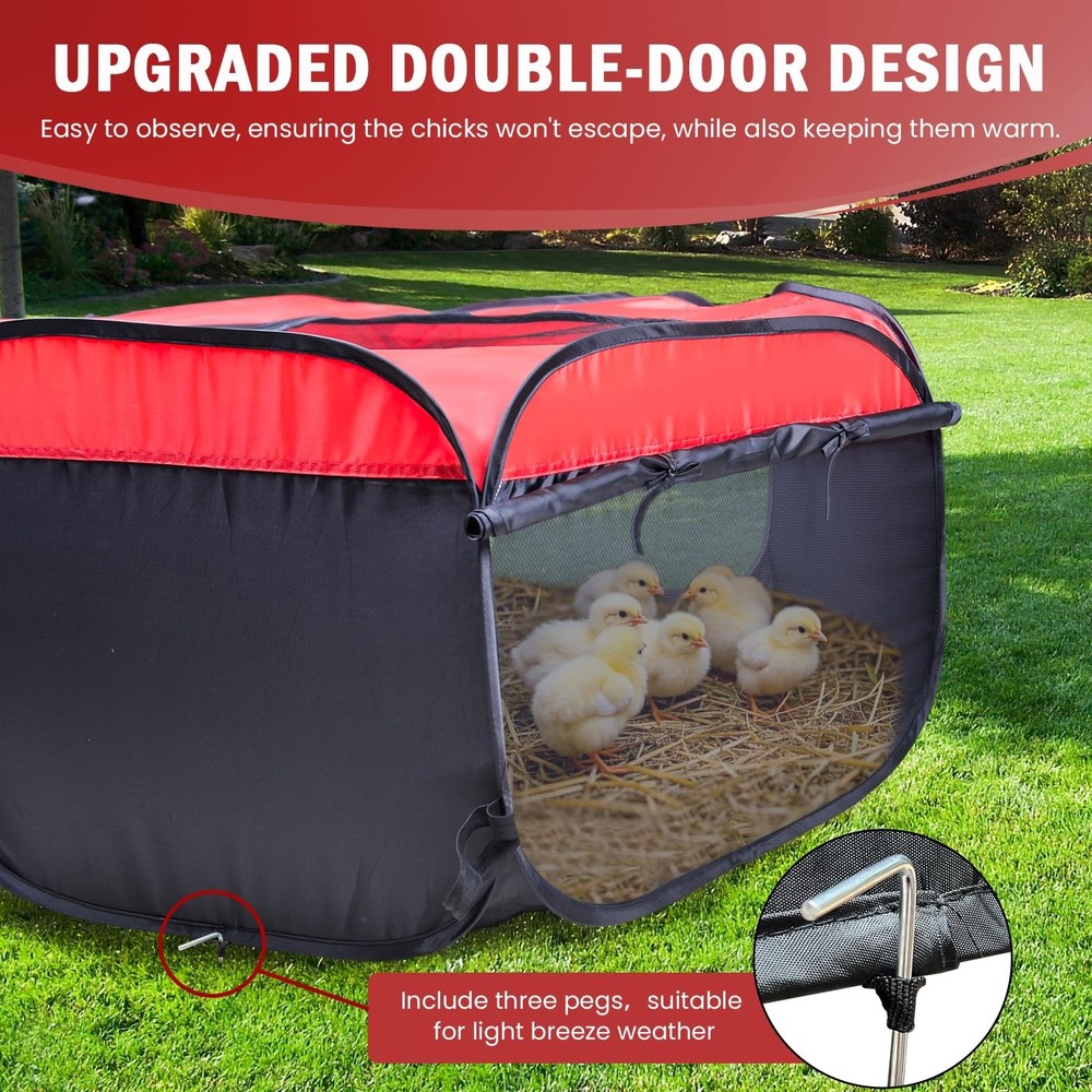 Brooder Box for Chick Starter Kit - Brooder Pen/Chicken Supplies Brooder Box ...