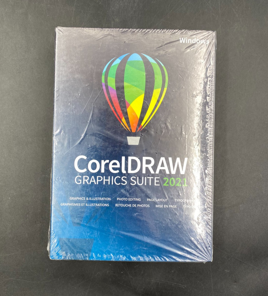 CorelDRAW Graphics Suite 2021 Editing Software Windows - NEW