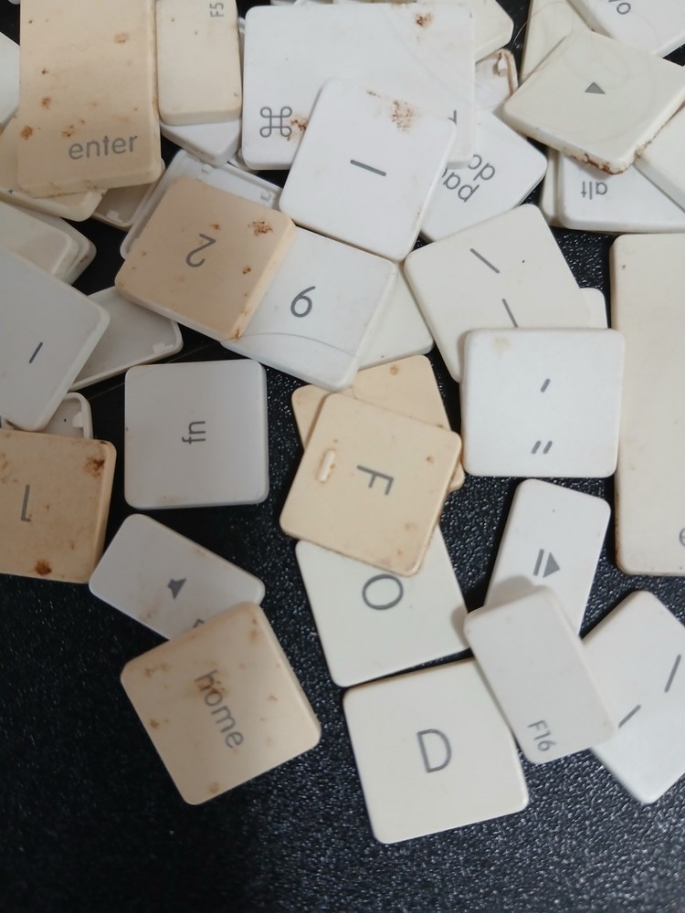Misc Keyboard Keys, Plastic, Scrapbooking, Crafts