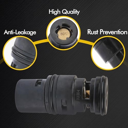 Engine Coolant Thermostat Housing Assembly 17111437362 Compatible with 1999