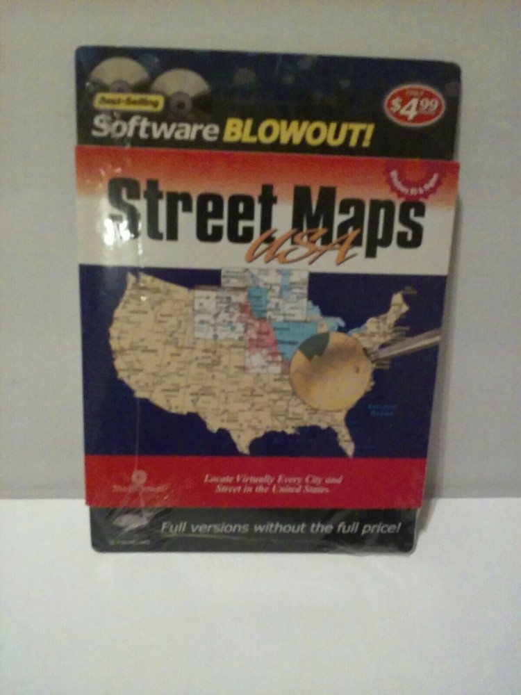 Software Blowout Street Maps USA