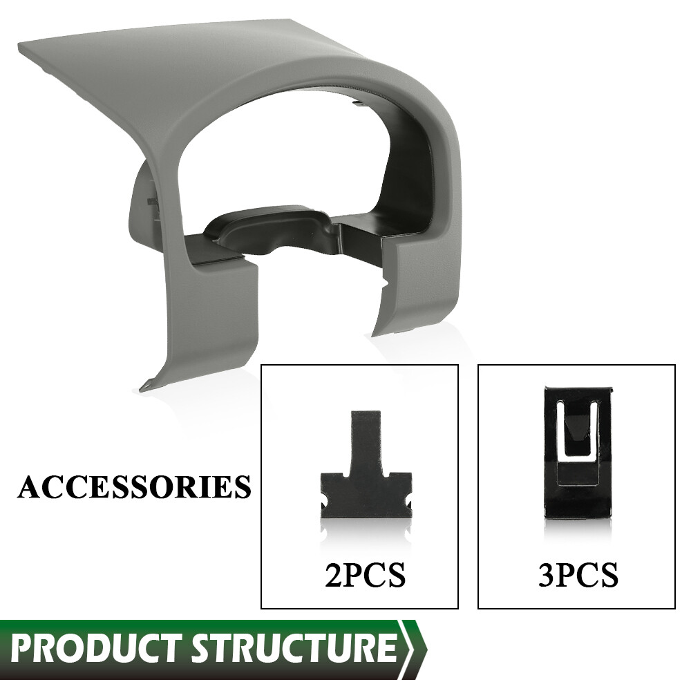Instrument Cluster Speedometer Dash Bezel Trim Gray Fit For 04-08 Ford F-150
