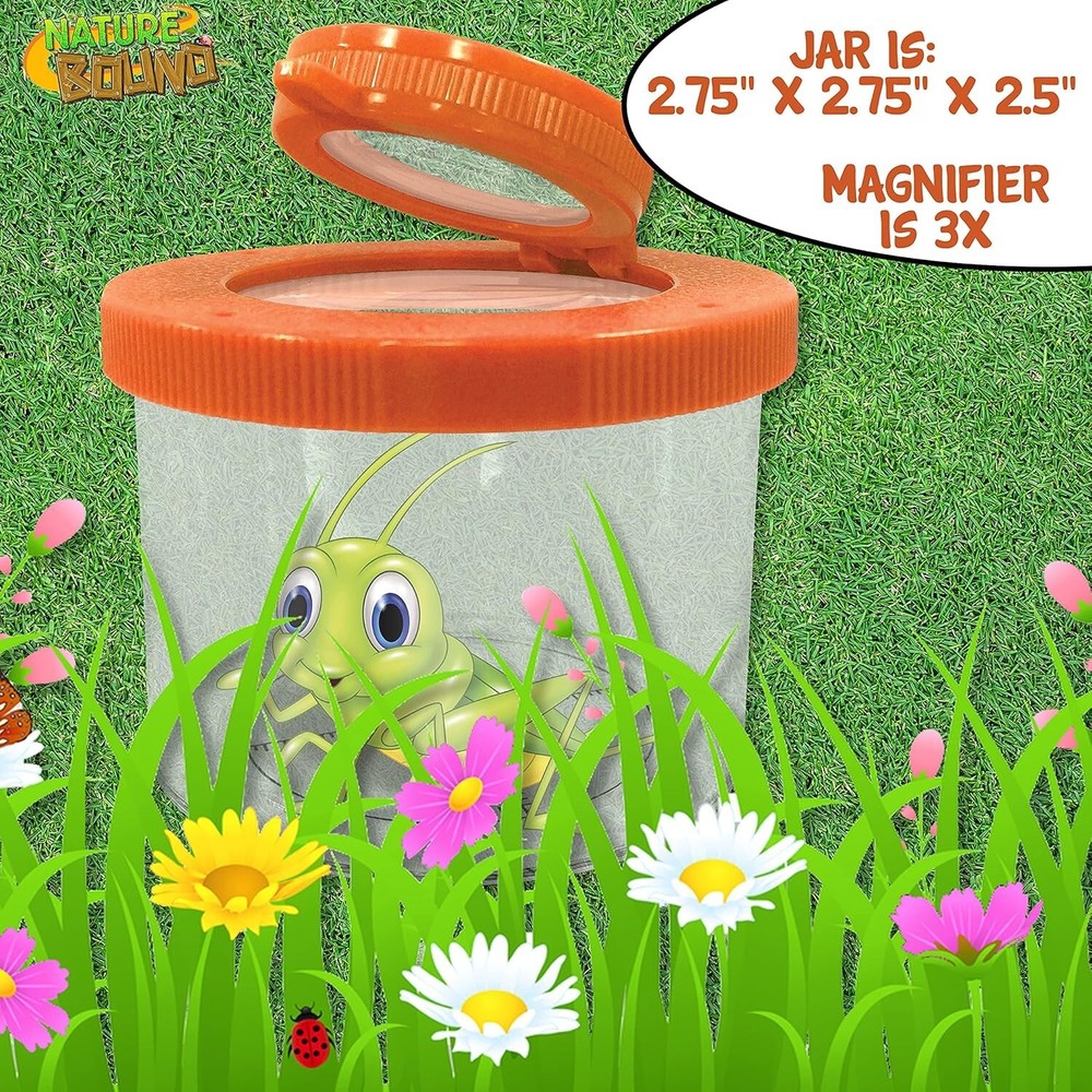 NEW Nature Bound Magnifying Bug Viewer Catch & Release Jar Insects S.T.E.M.