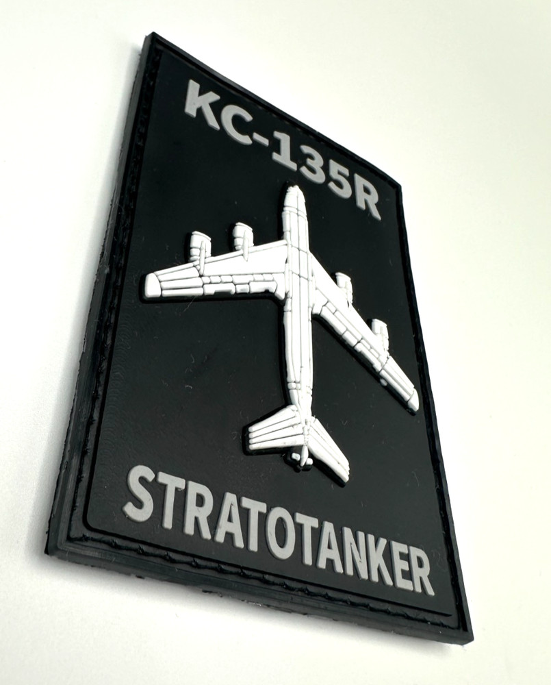 KC-135 STRATOTANKER -BLACK - HIGH QUALITY PVC PATCH