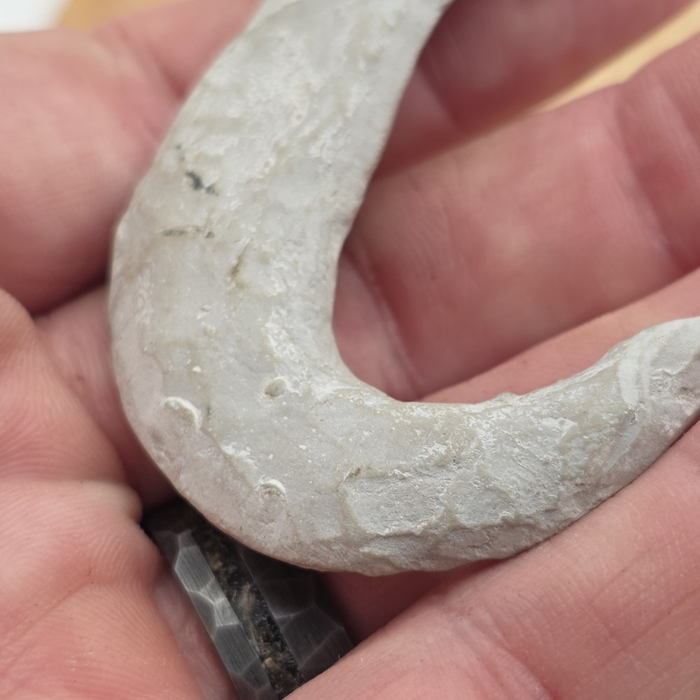 White Flint Indian Fish Hook