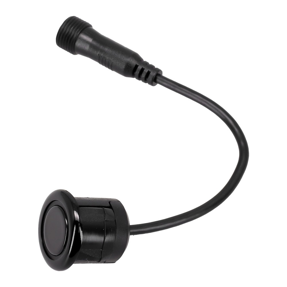 Black Car Reverse Parking Sensor with 0 2m Cable 18 5mm Size Easy Installation