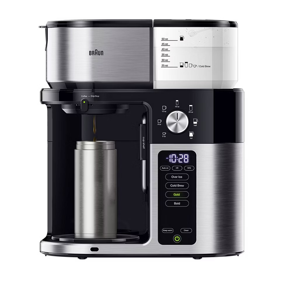 Braun 50 oz MultiServe Coffee Maker Plus 10-Cup Pod Free Drip 7