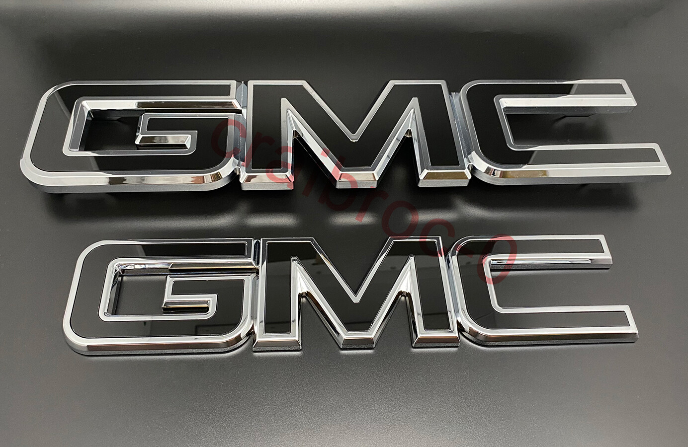 2015-2019 GMC Sierra 1500 2500HD 3500HD Front Grille Tailgate Rear Emblem  2pcs