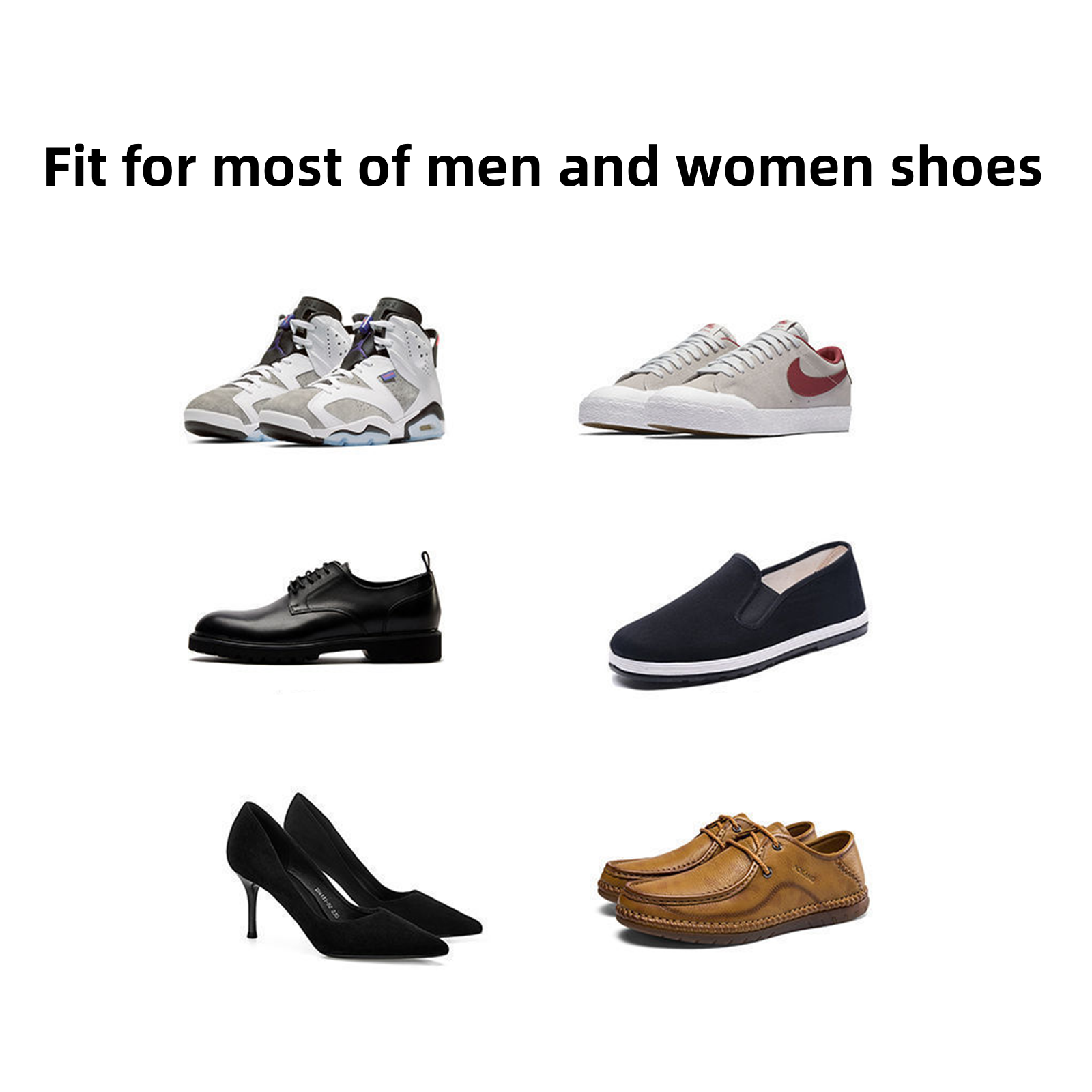 1-2 Pairs Adjustable Plastic Spring Men Women Shoe Trees Shaper Keeper Stretcher