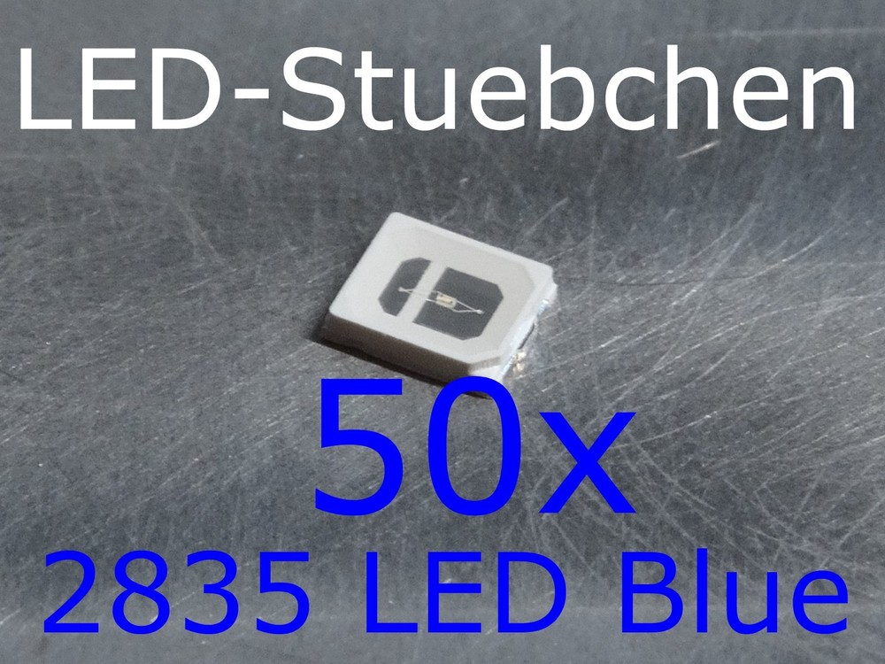 50x 2835 LED Blau