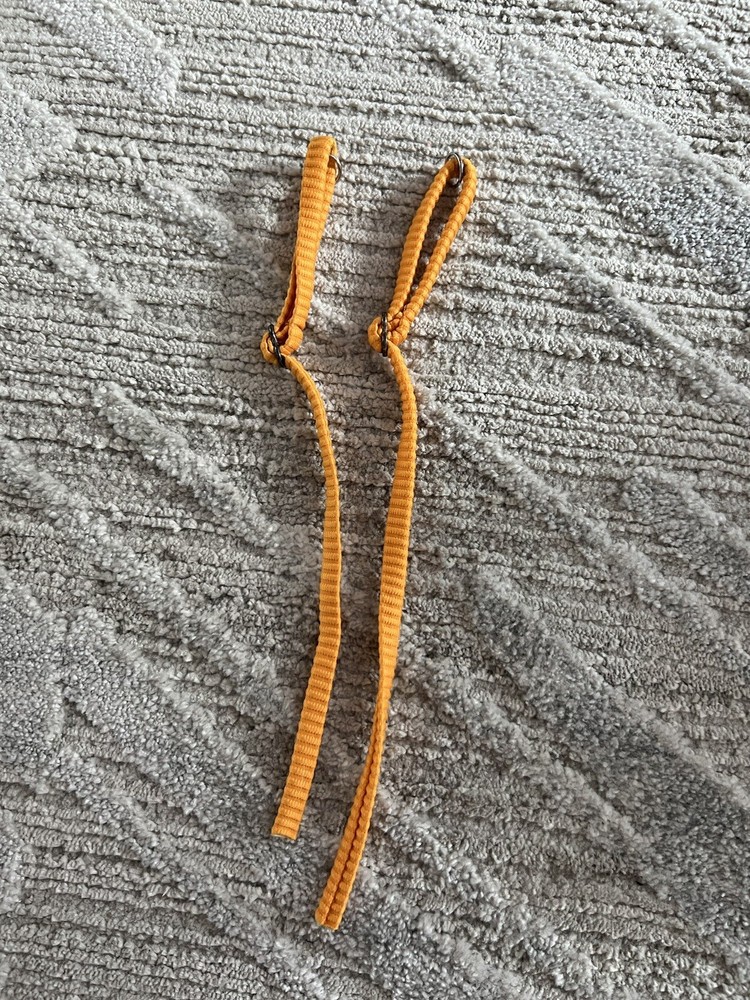 Orange Bra Straps 1 Pair