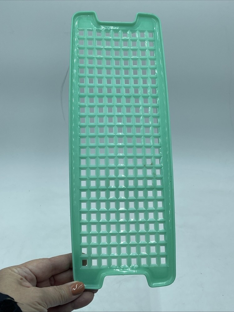 Tupperware Celery Keeper Crisper Replacement Insert Grid Tray Jadeite Green #783