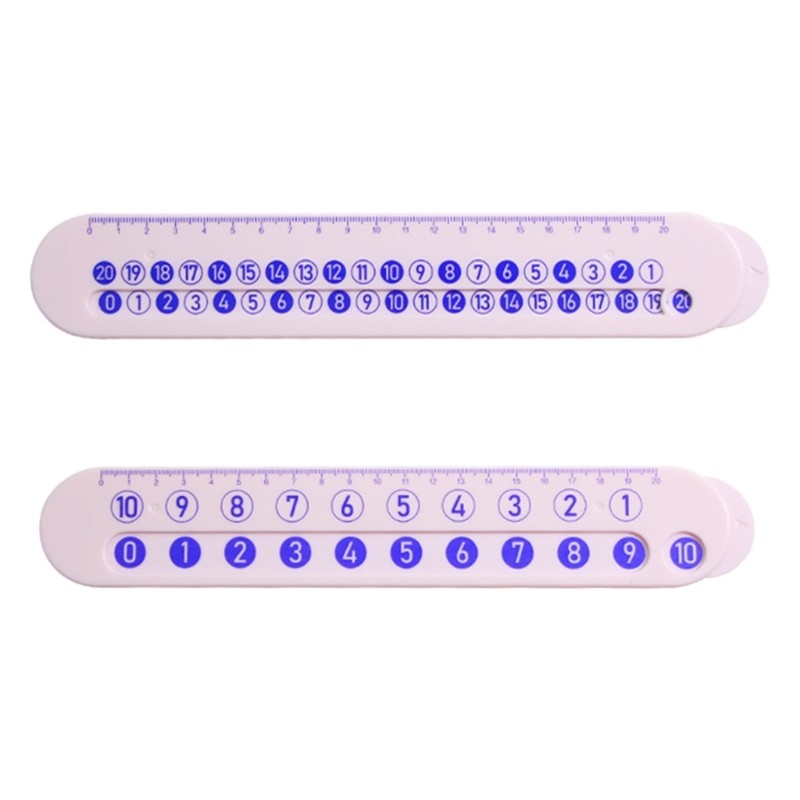 Digital Decomposition Ruler Toy Double-Sided Number Decomposition Ruler Math