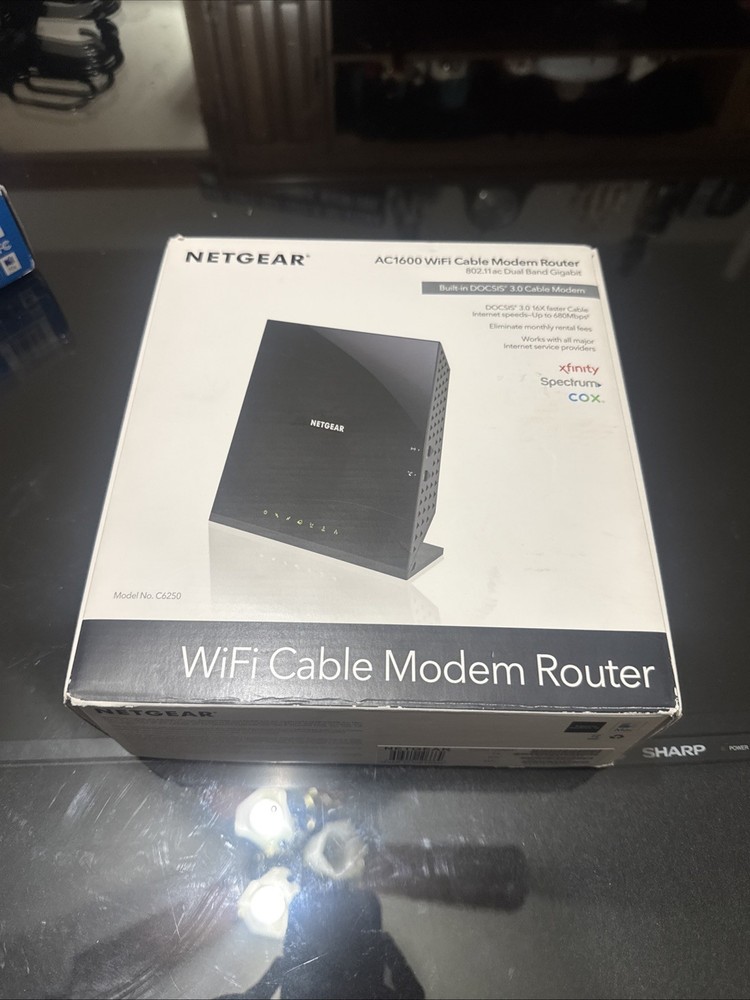 NETGEAR AC1600 WiFi Cable Modem Router
